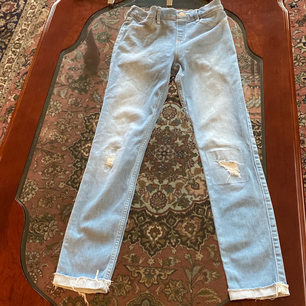 Abercrombie kids Distressed Stretchable Pants Jeans Size 15 Juniors